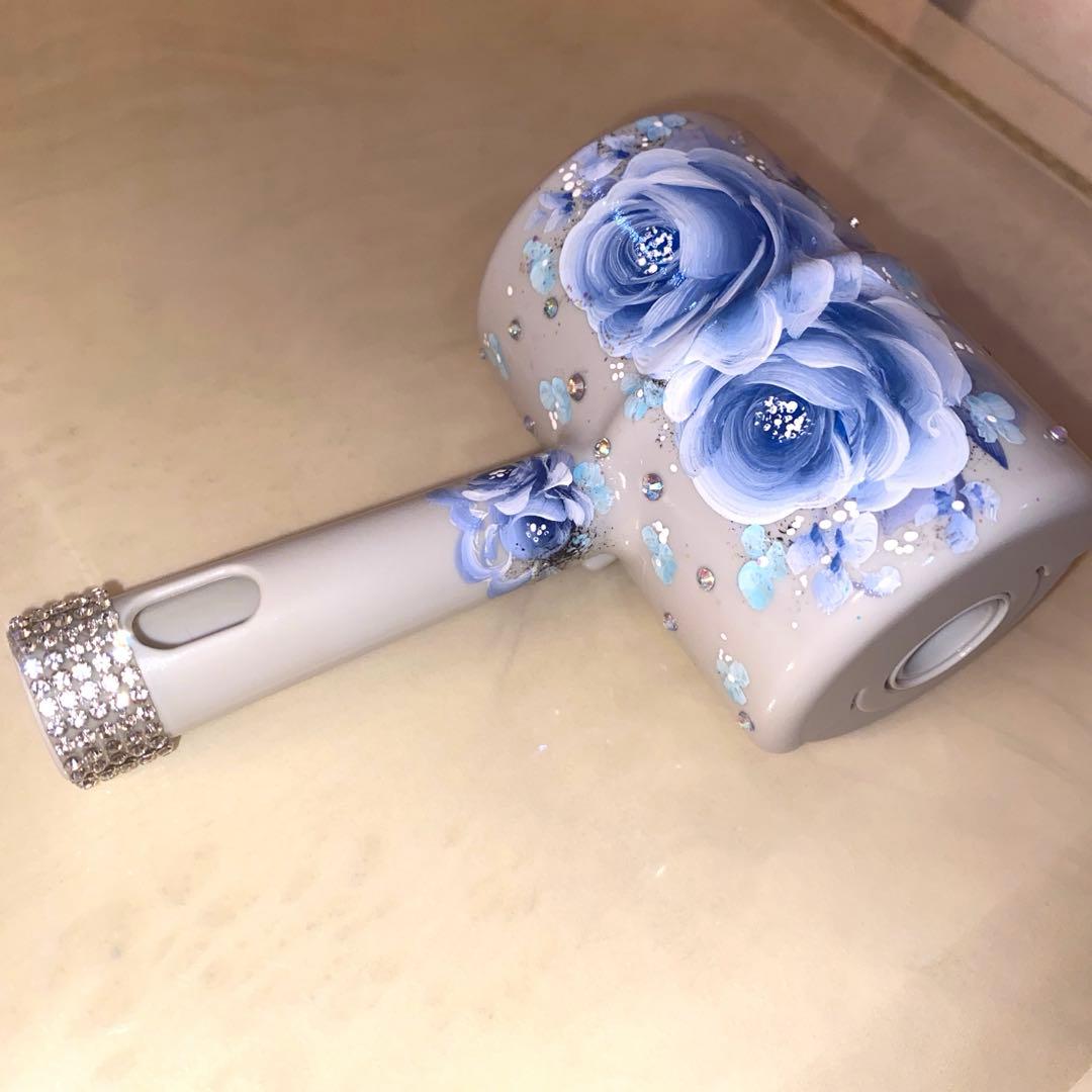 カーペットクリーナー　薔薇　手描き　トールペイント