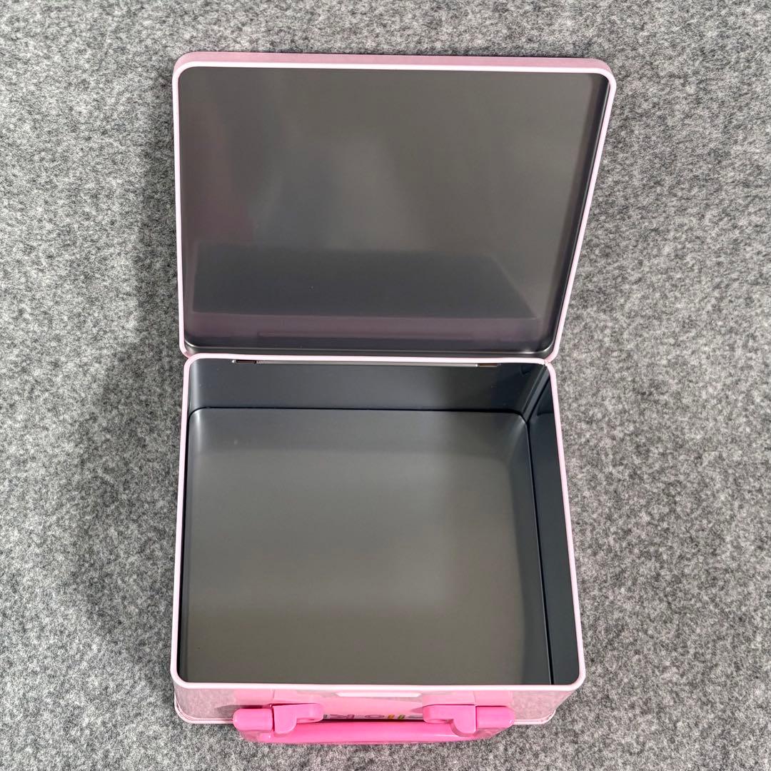 ハローキティ 収納ボックス 缶　カオハナ　ピンク