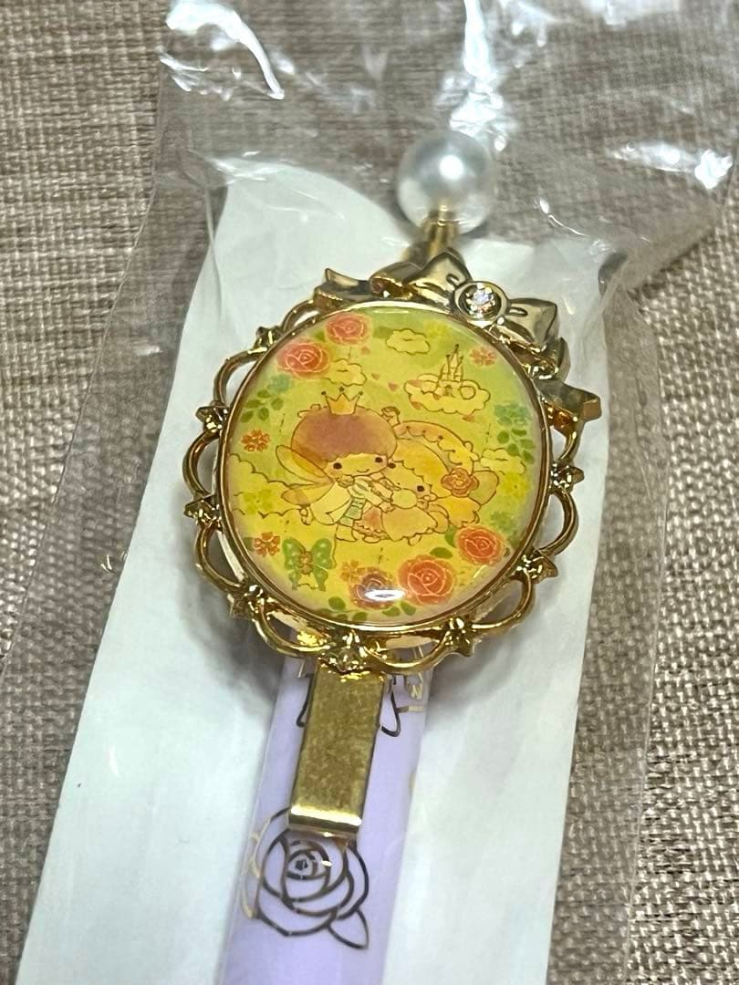 新品リトルツインスターズ　キキララ　平成レトロ　ボールペン　黒　文房具　超希少