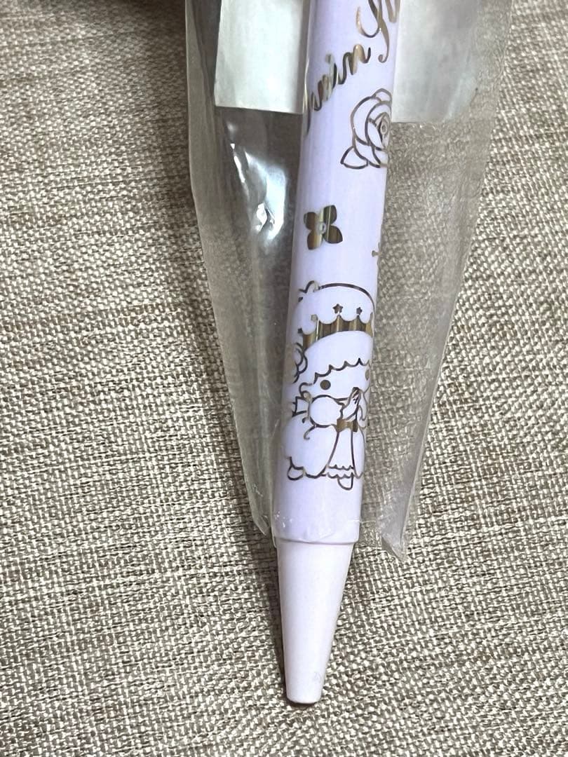 新品リトルツインスターズ　キキララ　平成レトロ　ボールペン　黒　文房具　超希少