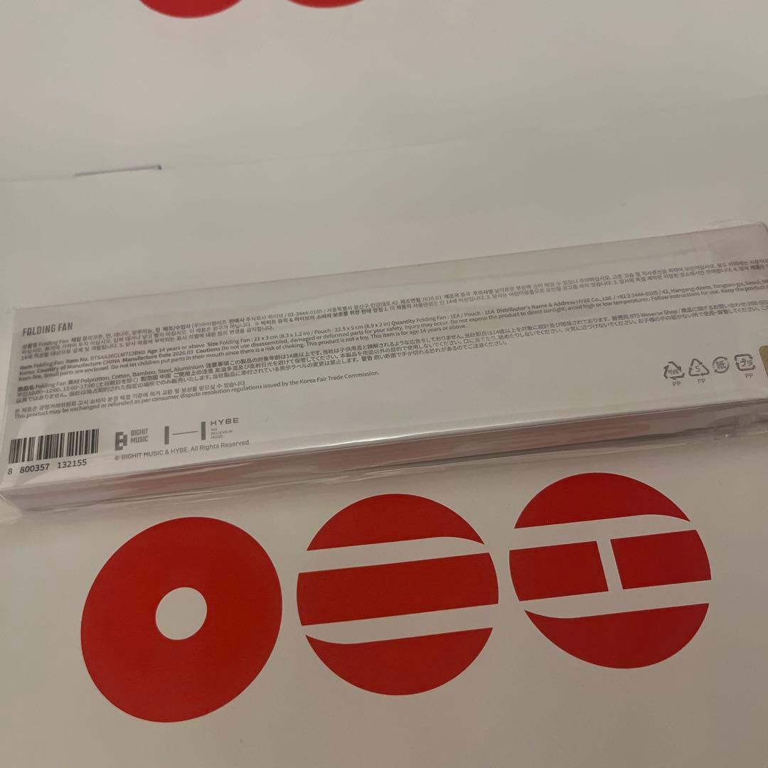 BTS ポップアップ ARIRANG 扇子