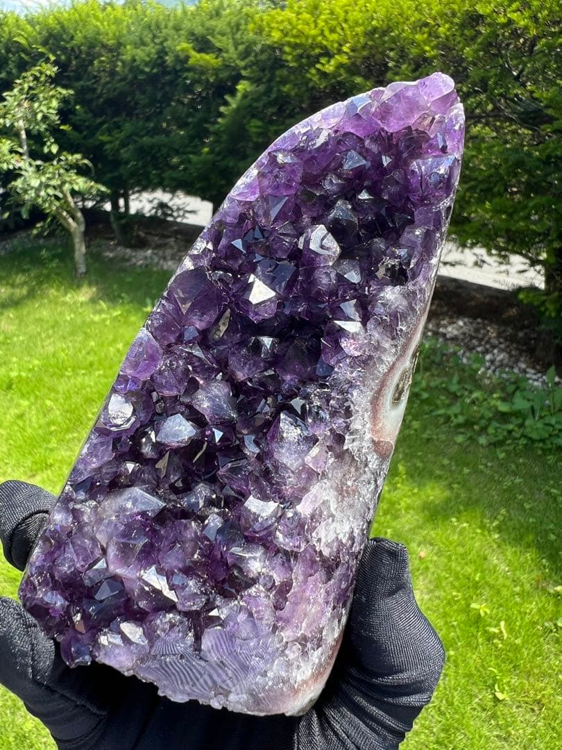 560 高品質アメジストドーム クラスター ウルグアイ産 パワーストーン