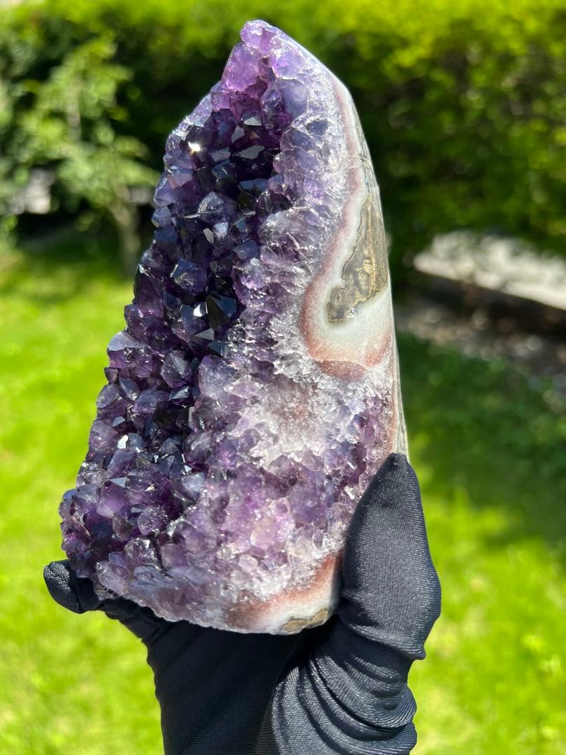 560 高品質アメジストドーム クラスター ウルグアイ産 パワーストーン