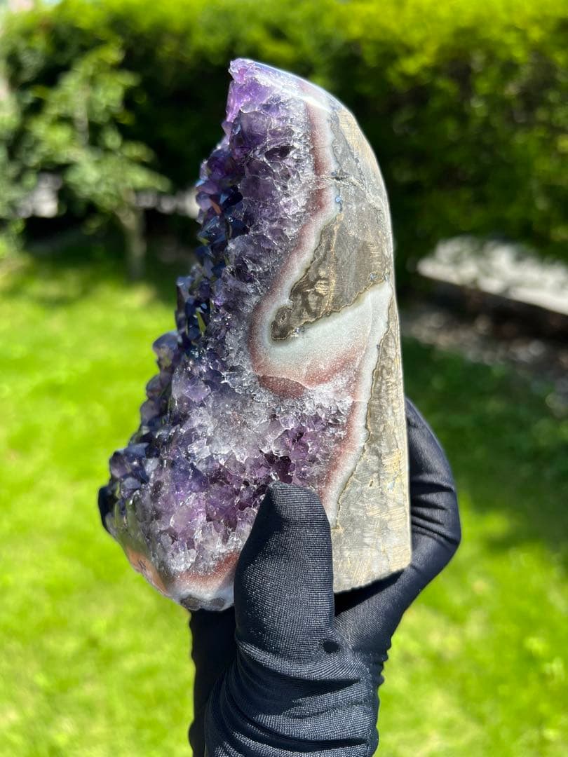 560 高品質アメジストドーム クラスター ウルグアイ産 パワーストーン