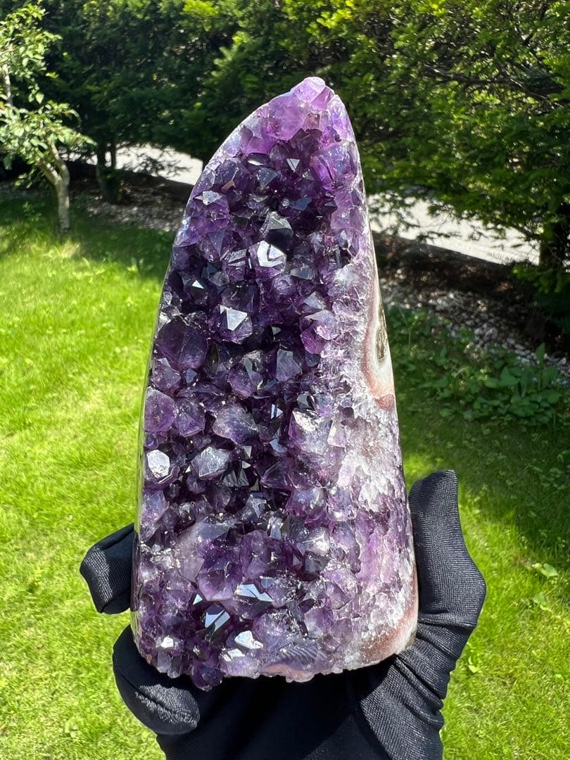 560 高品質アメジストドーム クラスター ウルグアイ産 パワーストーン