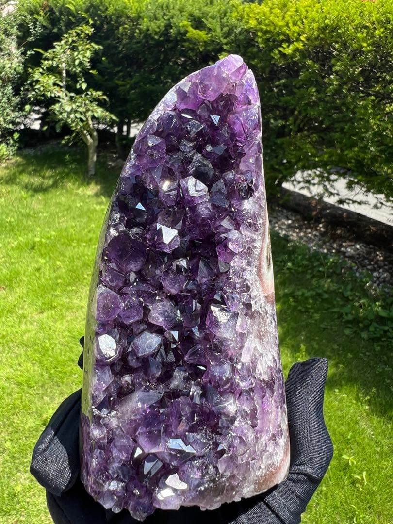 560 高品質アメジストドーム クラスター ウルグアイ産 パワーストーン