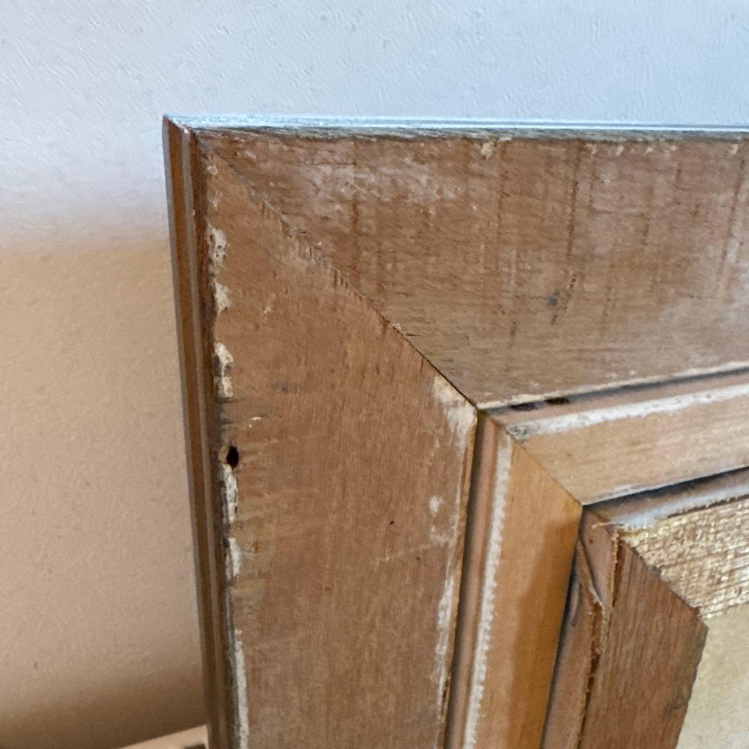 風景画 油彩画 湖畔の家