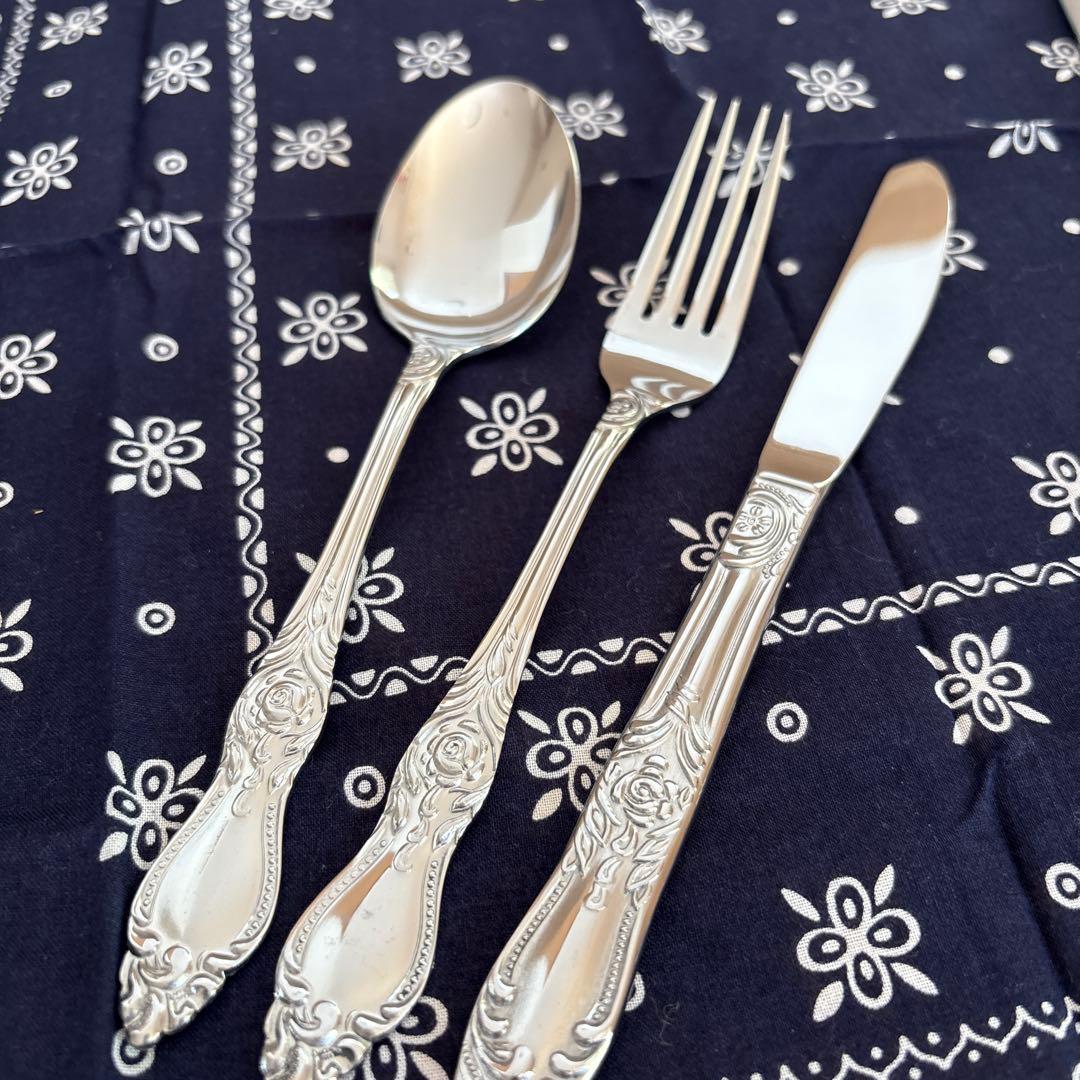 昭和レトロ　アンティーク　カトラリーセット　AZUMA