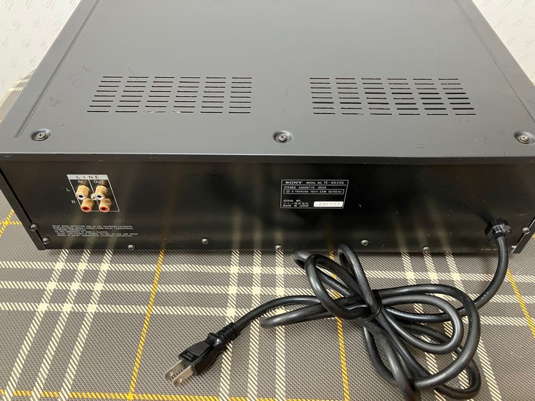SONY TC-KA3ES カセットデッキ動作品