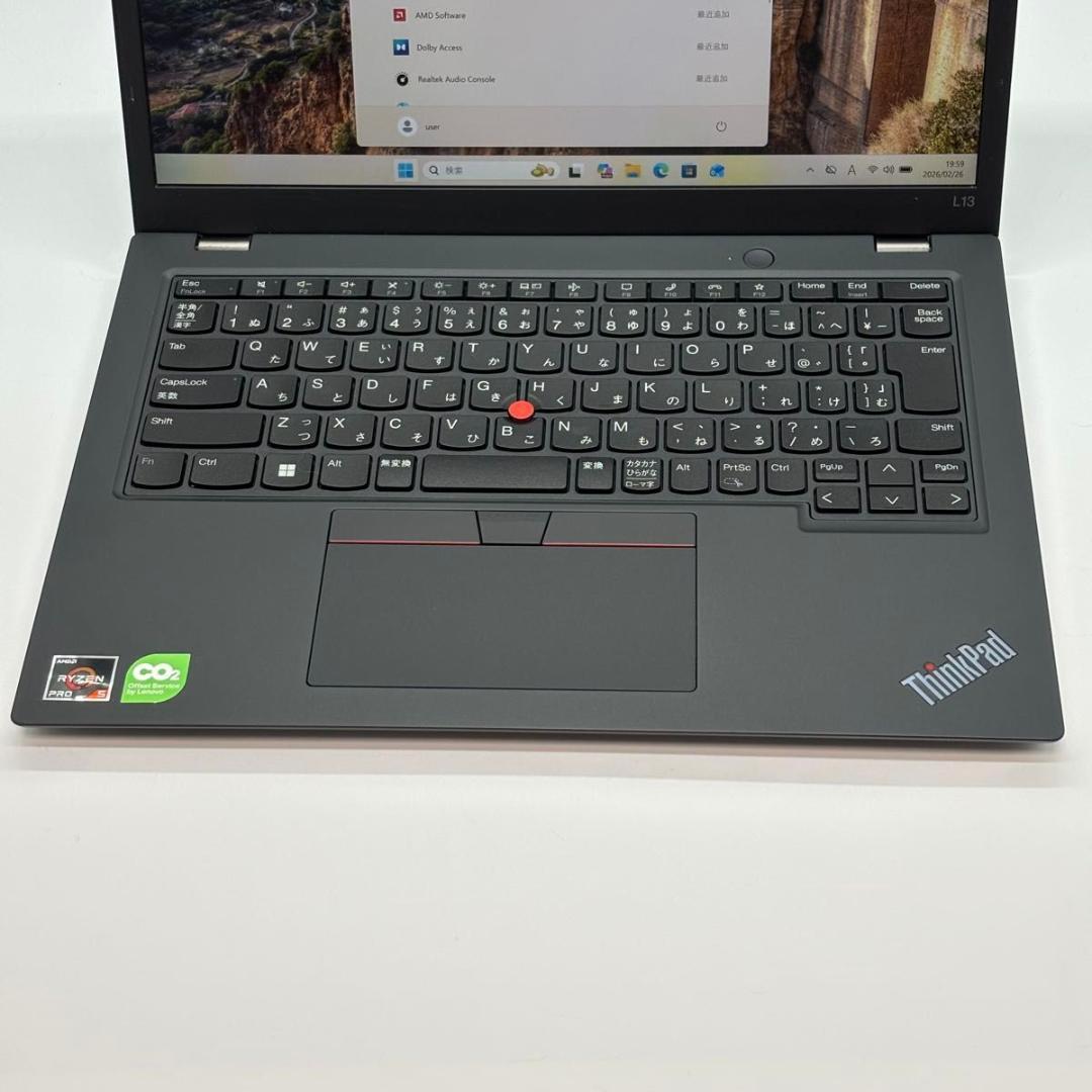 Windowsノート本体 ThinkPad L13 Gen3 AMD Ryzen5PRO 5675U 2