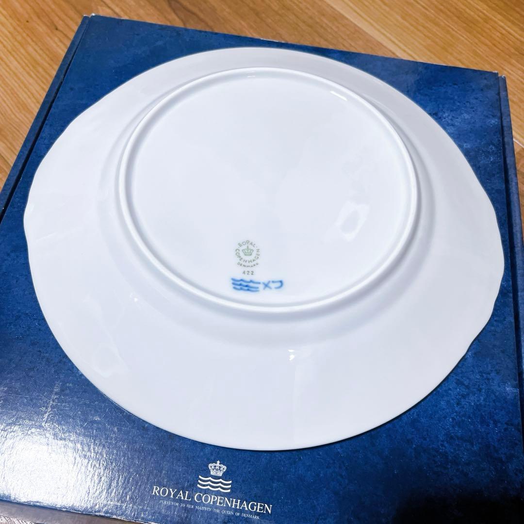 ロイヤルコペンハーゲン ブルーフラワー カーブ　大　プレート　皿　デンマーク製