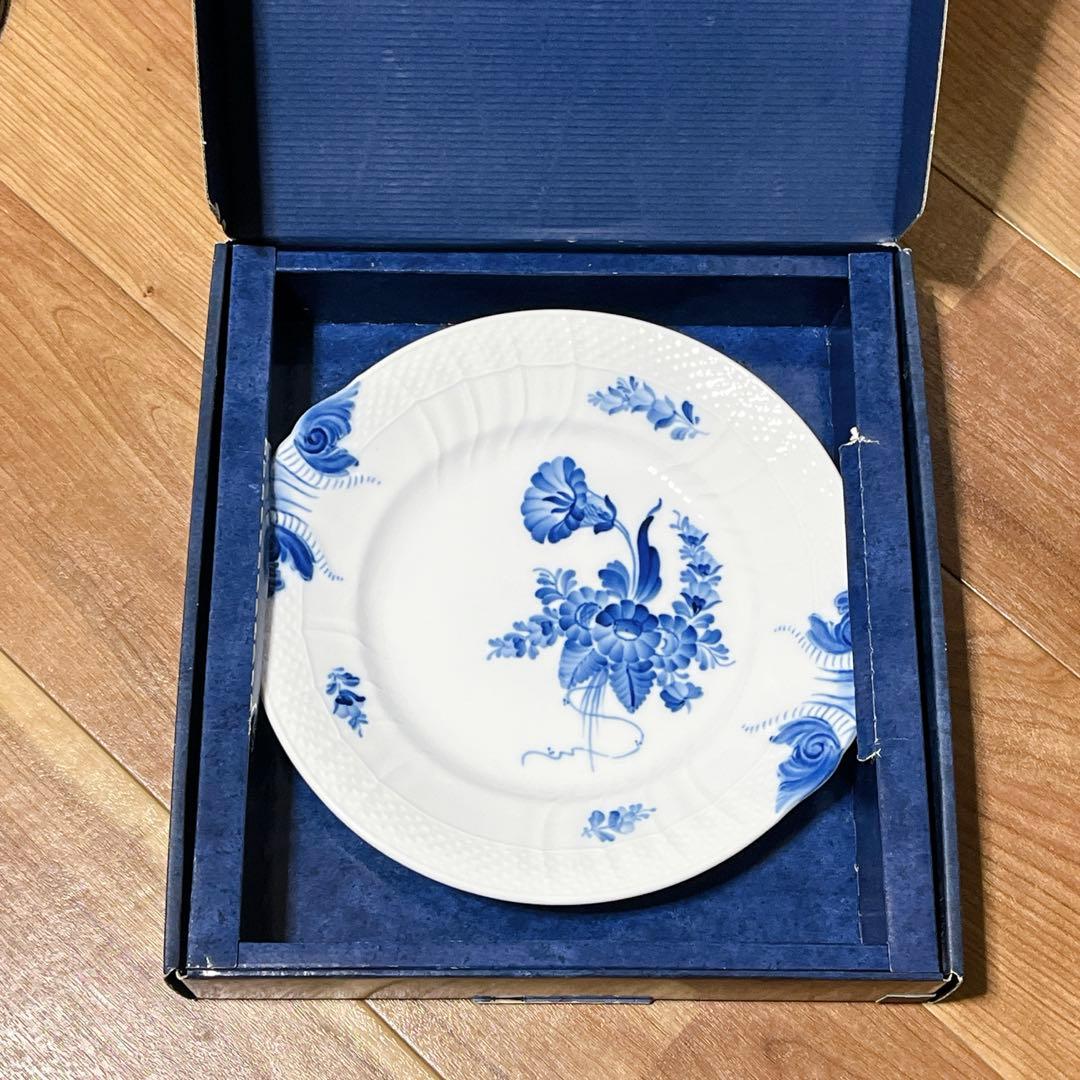 ロイヤルコペンハーゲン ブルーフラワー カーブ　大　プレート　皿　デンマーク製