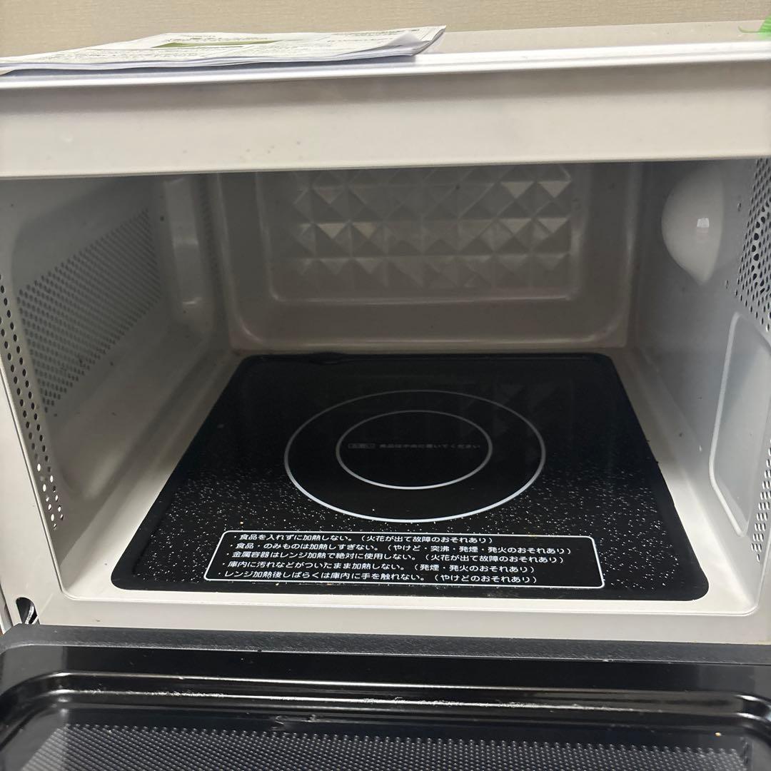 電子レンジ　18L 2023年製　取説付き　フラット庫内 ARF-118VF
