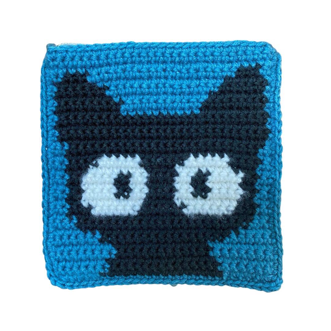 【カラーオーダーページ】猫ちゃんポーチ　ファスナーポーチ　猫　猫柄　黒猫　黒ネコ