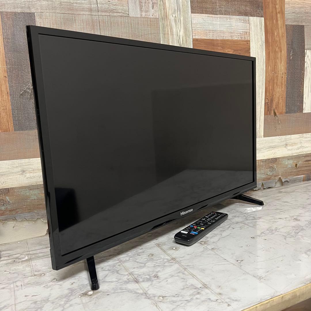 即日受渡❣️3年前購入全国送料込ハイセンス32型YouTube.U-NEXT