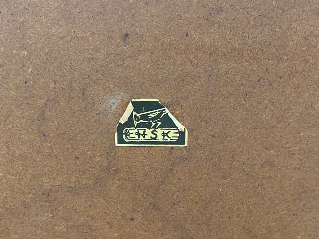 レトロ アンティーク オールドキツツキ 飛騨産業 デコラトップ サイド テーブル