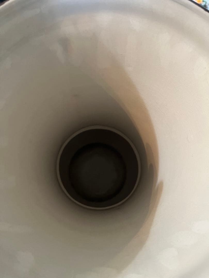 イタリア製 カポディモンテ フラワーベース 花瓶 置物 インテリア アンティーク