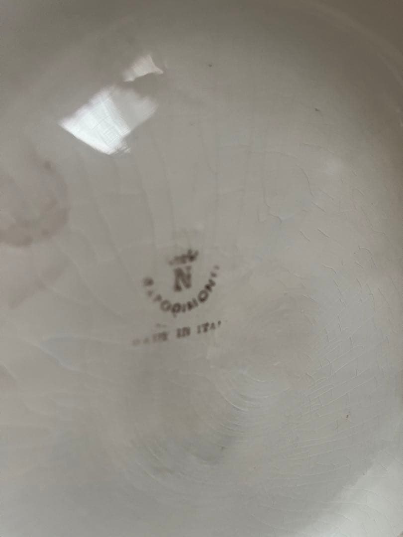 イタリア製 カポディモンテ フラワーベース 花瓶 置物 インテリア アンティーク