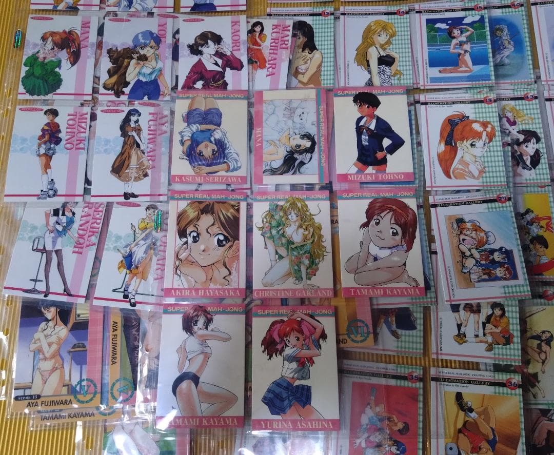 スーパーリアル麻雀 トレーディングカード 第一弾 セミコンプ