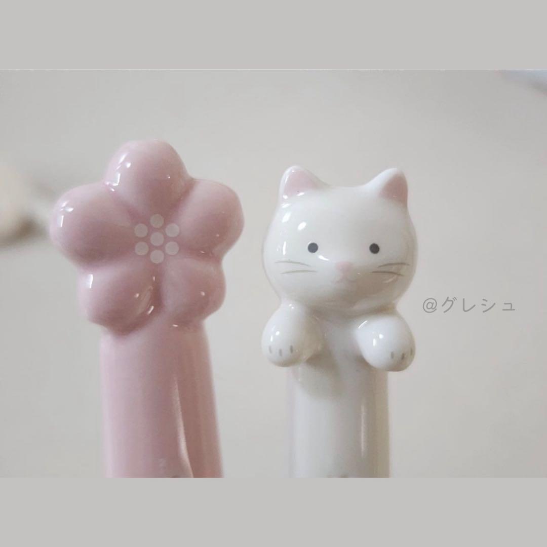 【韓国限定】スターバックス サクラシリーズ キャット カトラリーセット 2P 猫