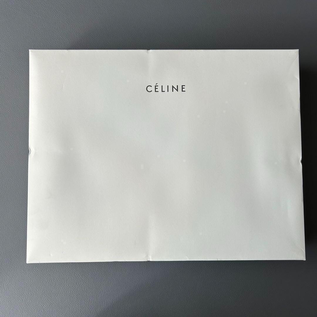 セリーヌ　CELINE タオルケット　ブルー　マカダム柄　未使用品
