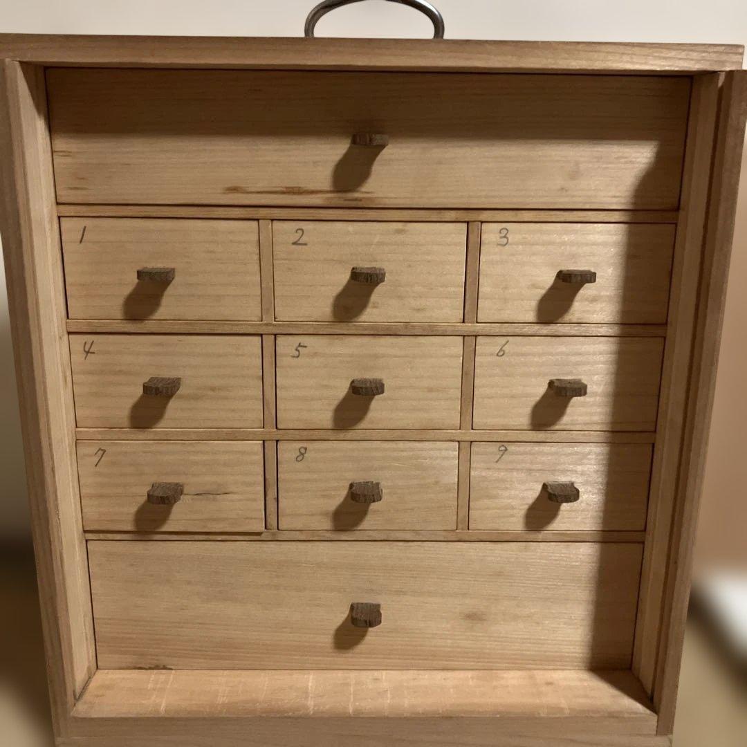 盆石道具　盆石　砂箪笥