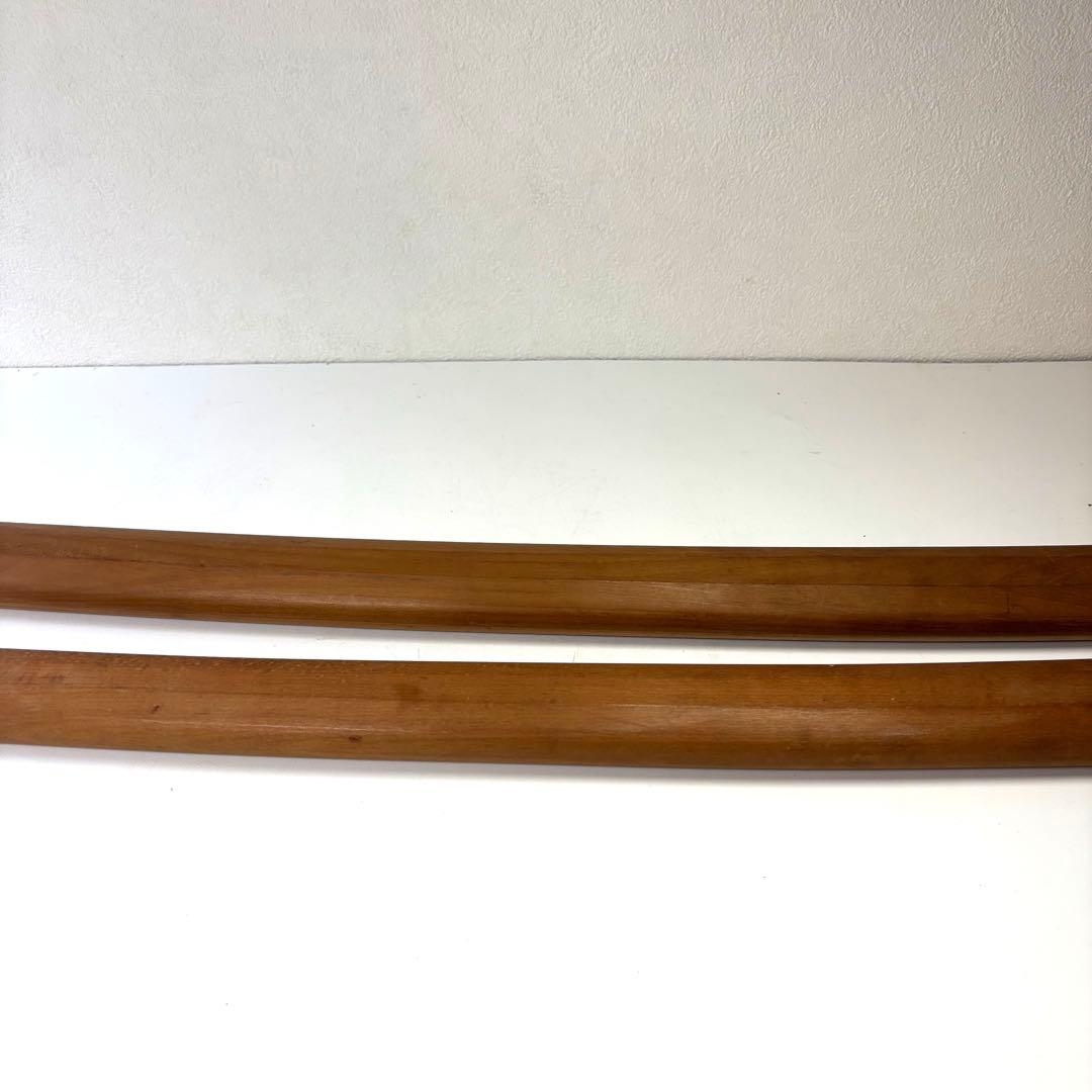 模造刀　白鞘　大小各1本　合金製　拵え　太刀　送料無料