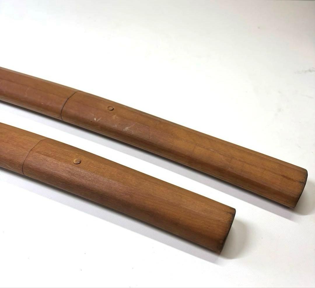 模造刀　白鞘　大小各1本　合金製　拵え　太刀　送料無料