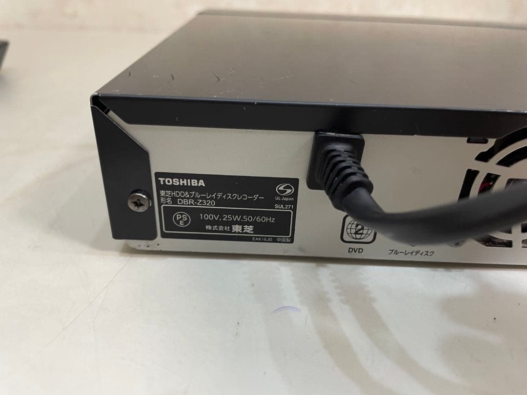 TOSHIBA REGZA DBR-Z320 HDD-1tbブルーレイレコーダー