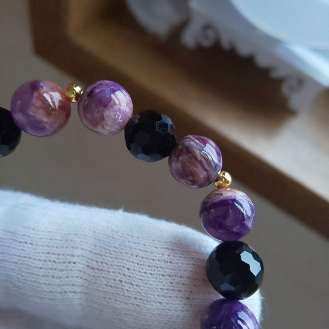 ピンクチャロアイト モリオン宝石カット