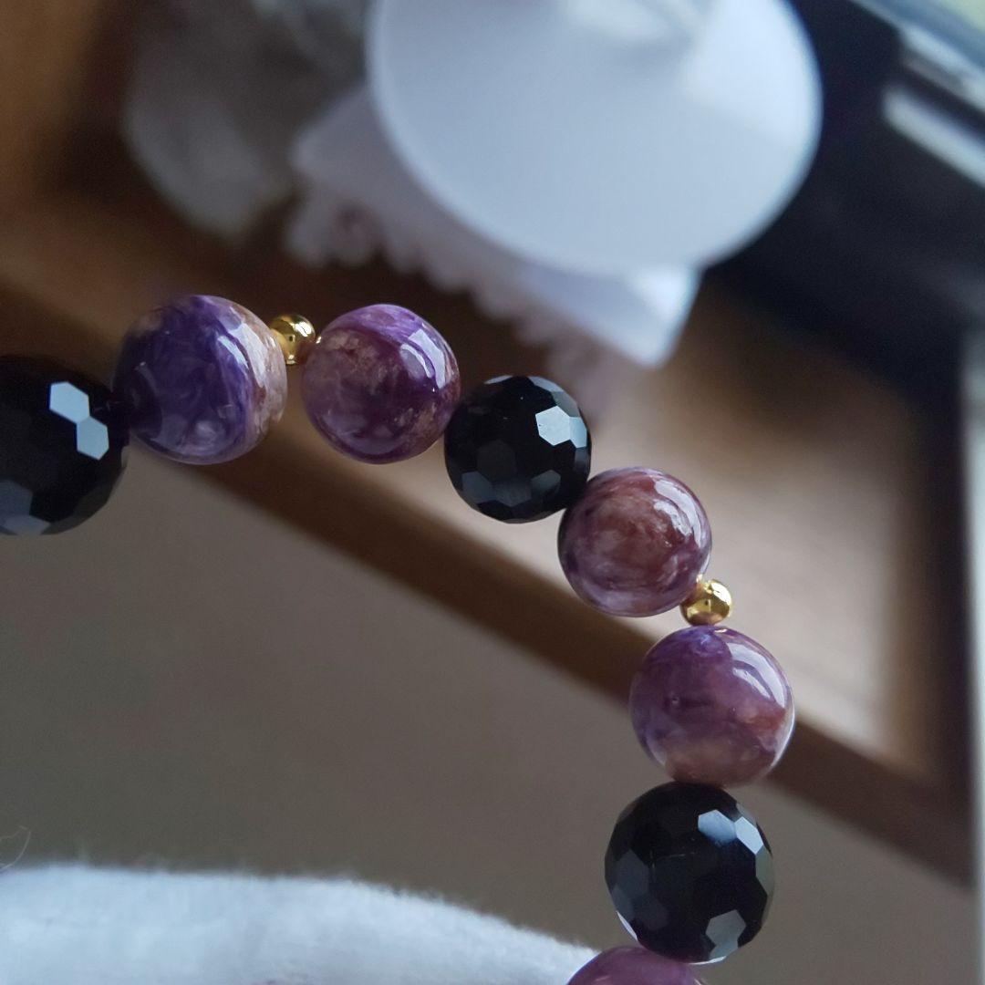 ピンクチャロアイト モリオン宝石カット