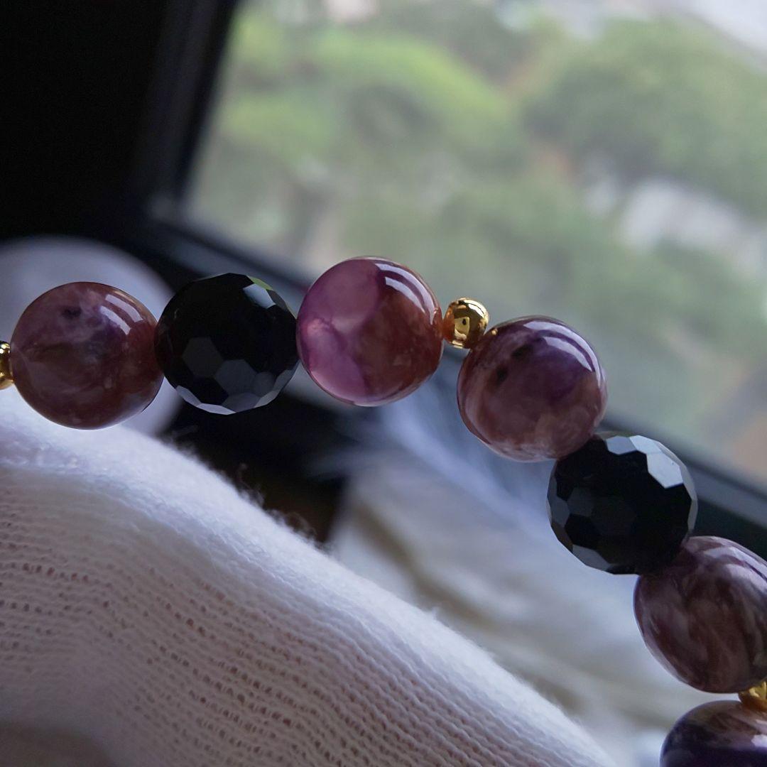 ピンクチャロアイト モリオン宝石カット