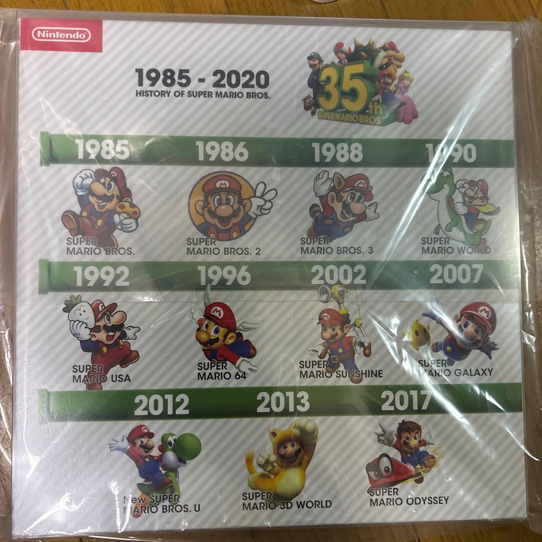 スーパーマリオブラザーズ35周年 缶バッジ 未開封