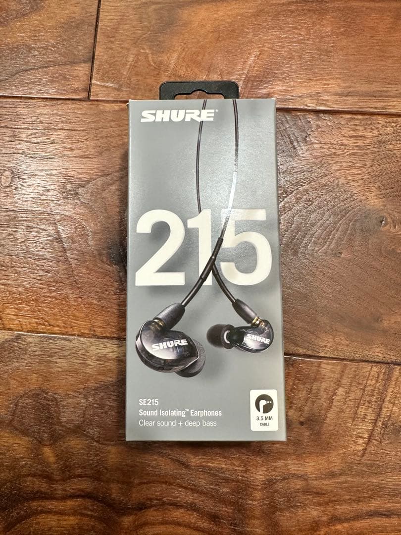 SHURE SE215 音隔離イヤフォン 3.5mmジャック