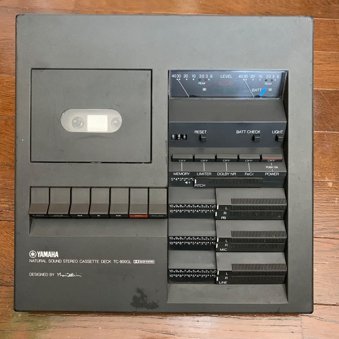 YAMAHA TC-800GLカセットデッキ ベリーニデザインの名機　動作品