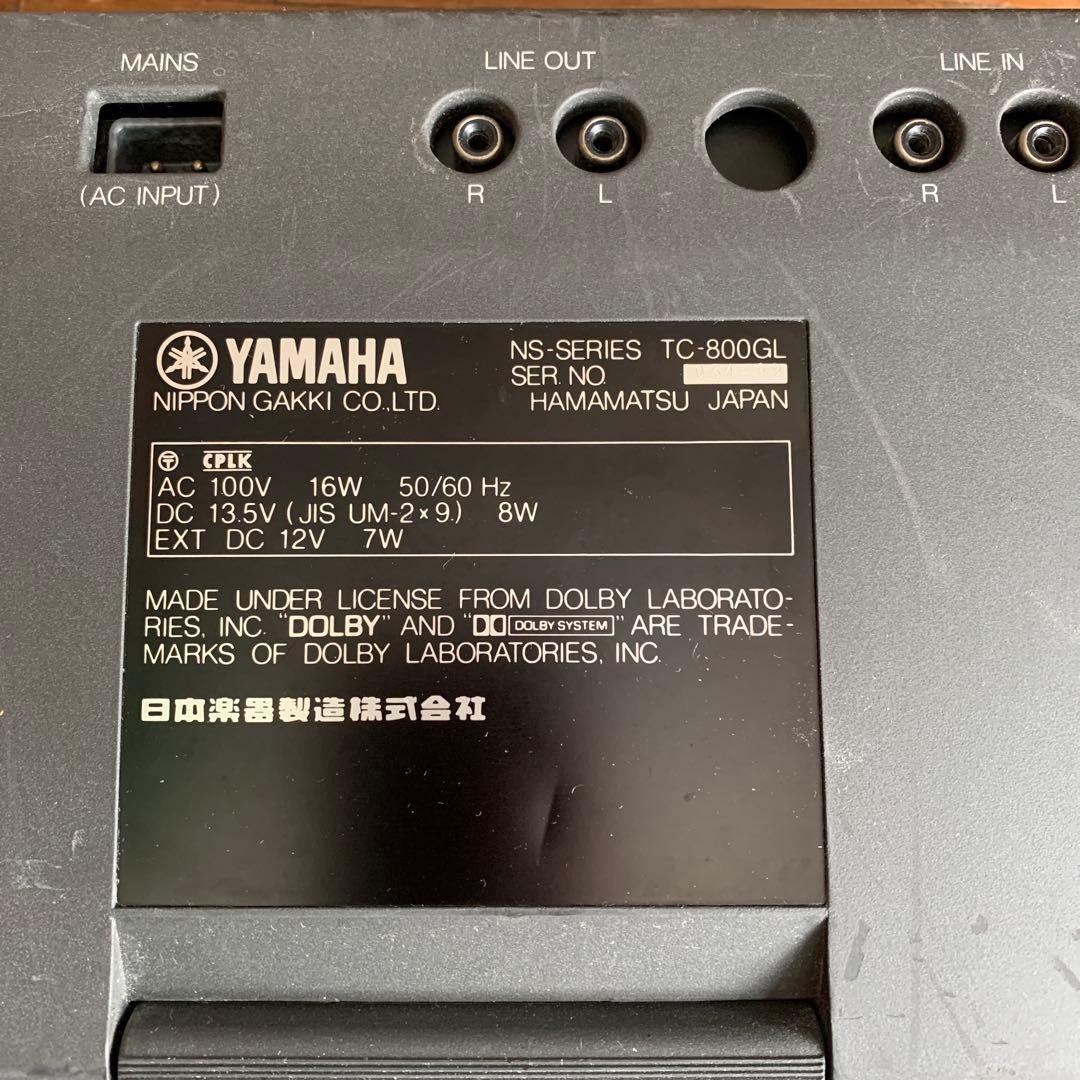 YAMAHA TC-800GLカセットデッキ ベリーニデザインの名機　動作品