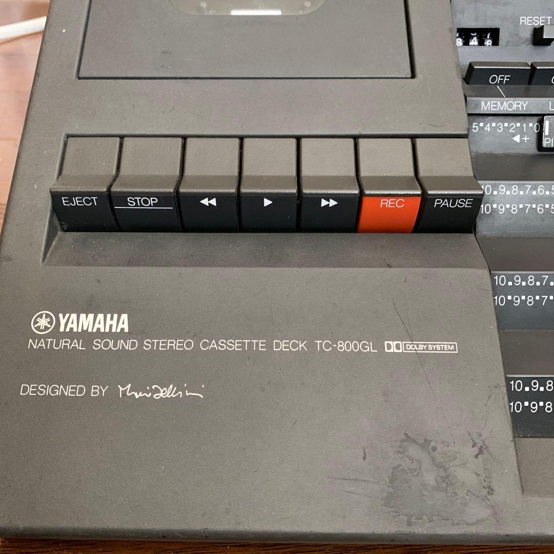 YAMAHA TC-800GLカセットデッキ ベリーニデザインの名機　動作品