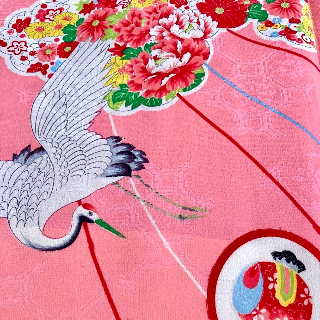 ★レトロ　ジュニア　アンティーク着物　大正ロマン　袴　七五三　十三詣り NO2