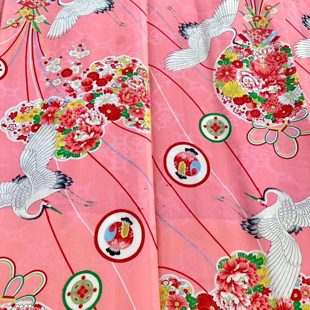 ★レトロ　ジュニア　アンティーク着物　大正ロマン　袴　七五三　十三詣り NO2