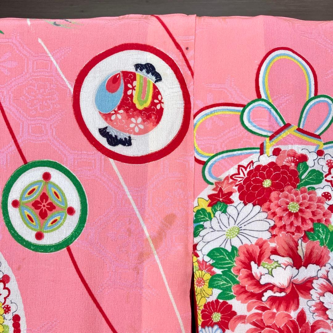 ★レトロ　ジュニア　アンティーク着物　大正ロマン　袴　七五三　十三詣り NO2