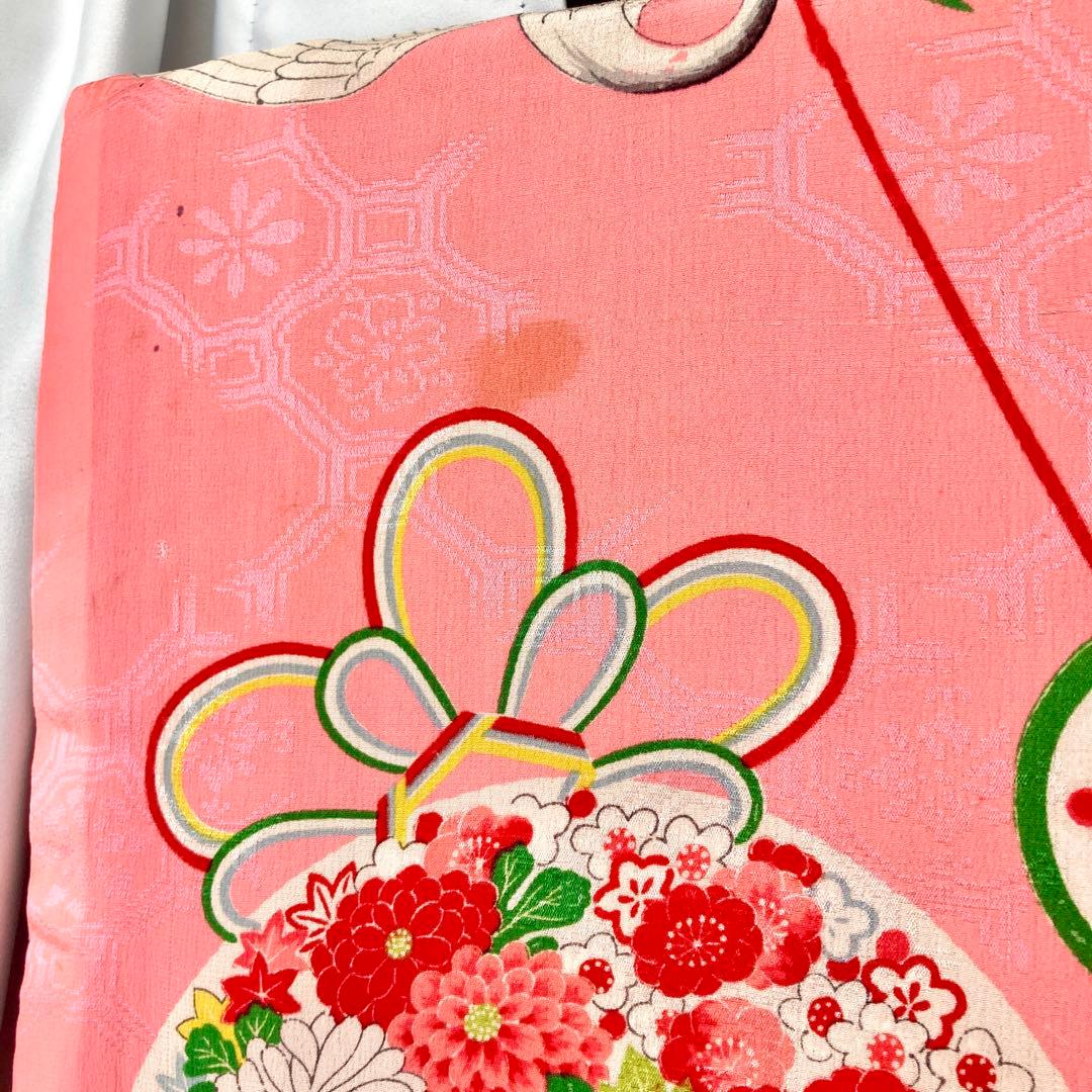 ★レトロ　ジュニア　アンティーク着物　大正ロマン　袴　七五三　十三詣り NO2