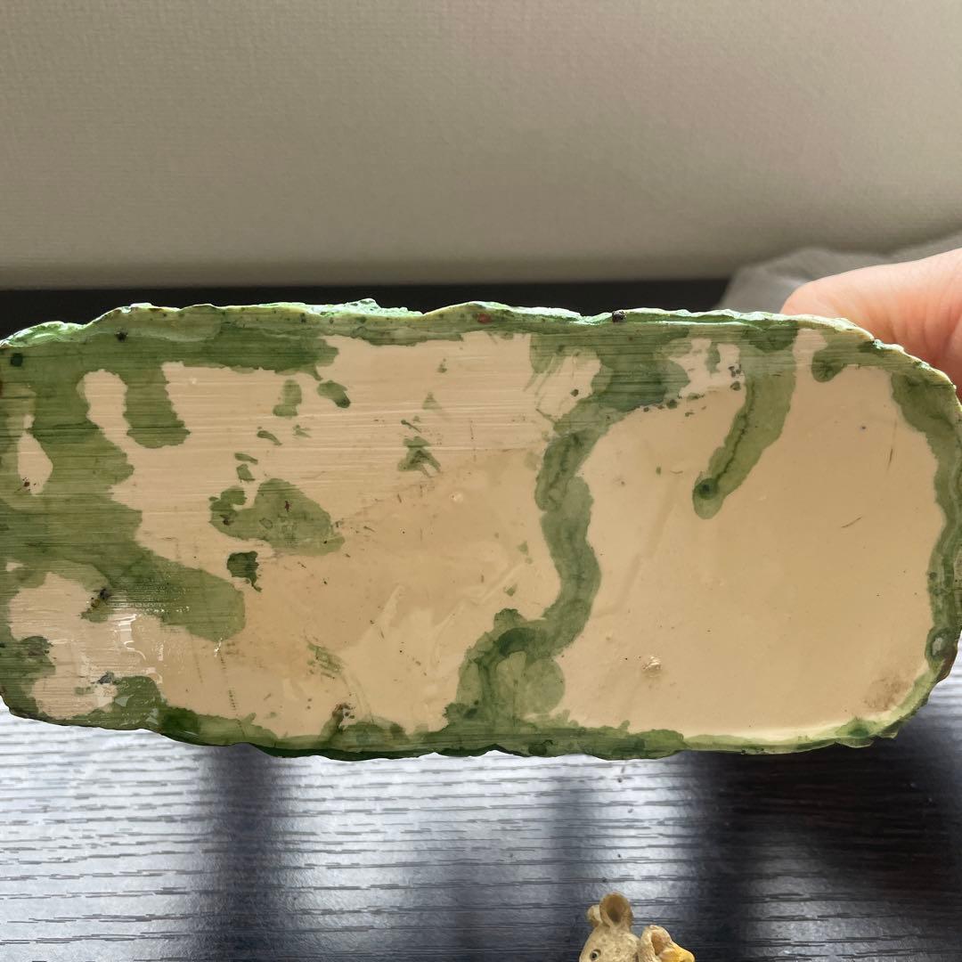 【希少】うさぎfamily家族　春 置物