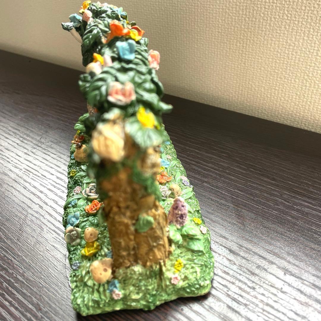 【希少】うさぎfamily家族　春 置物