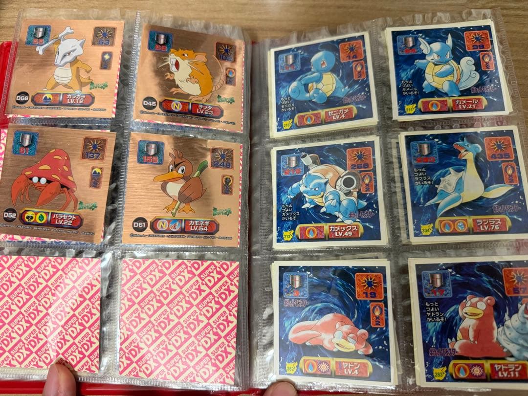 最強シール列伝　ポケモンシール　135枚　ファイルセット　アマダ