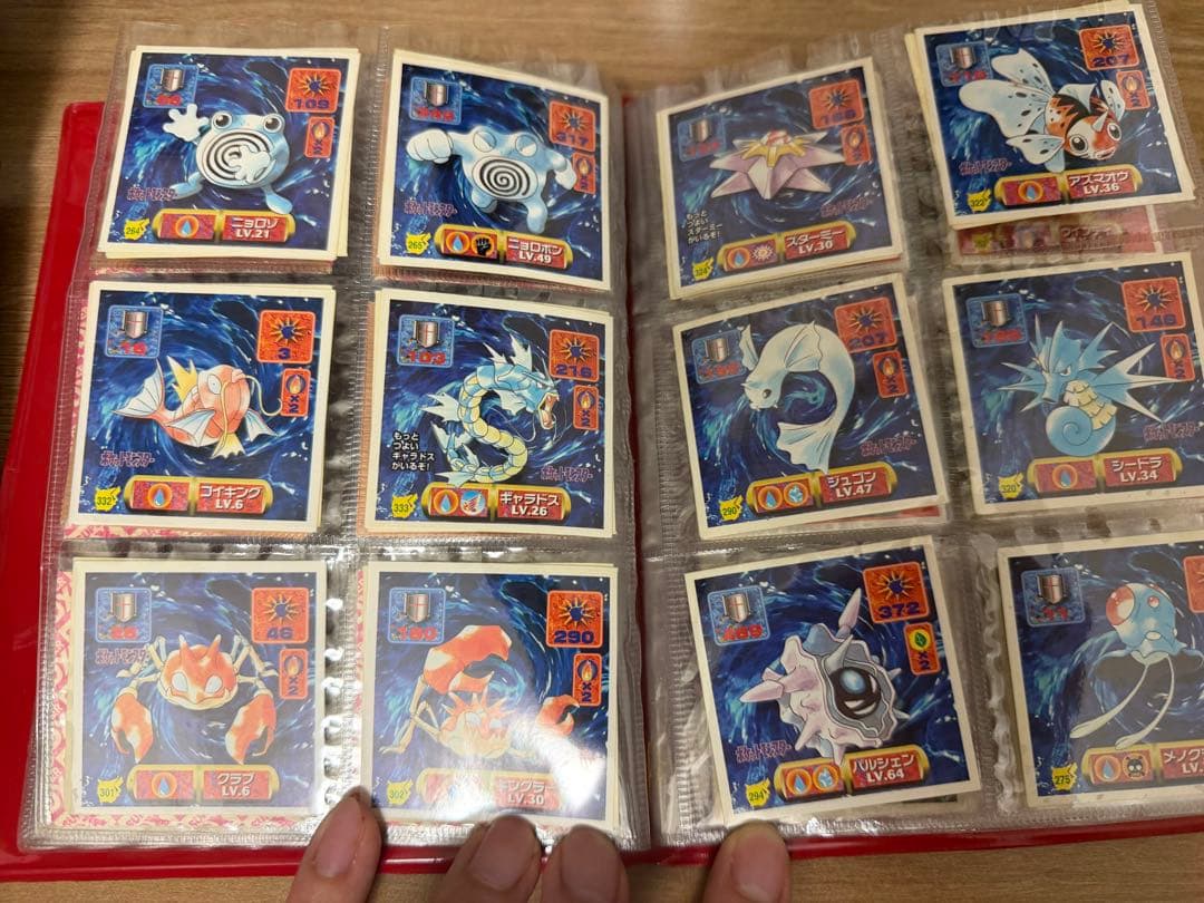 最強シール列伝　ポケモンシール　135枚　ファイルセット　アマダ