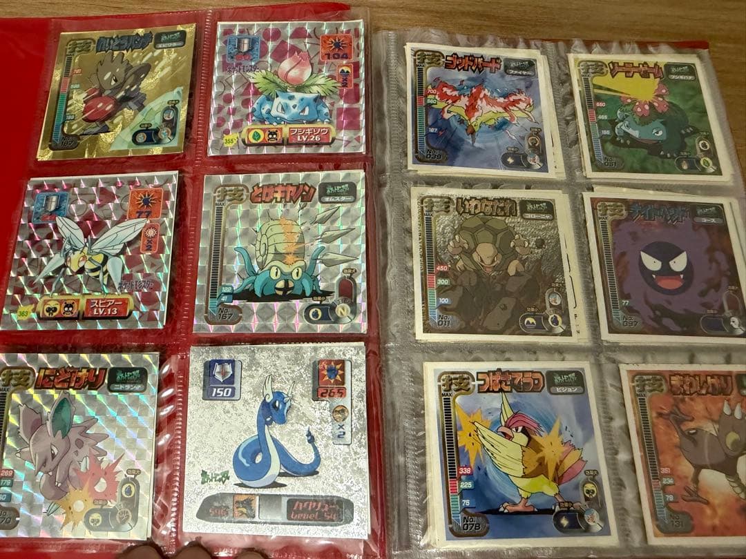最強シール列伝　ポケモンシール　135枚　ファイルセット　アマダ
