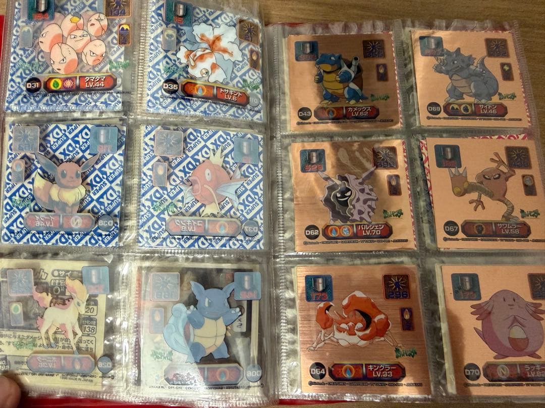 最強シール列伝　ポケモンシール　135枚　ファイルセット　アマダ
