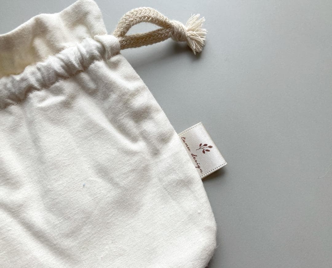 文字入れ・フォント変更可☆オリジナルピスネーム＊布タグ＊挟みタグ＊ネームタグ