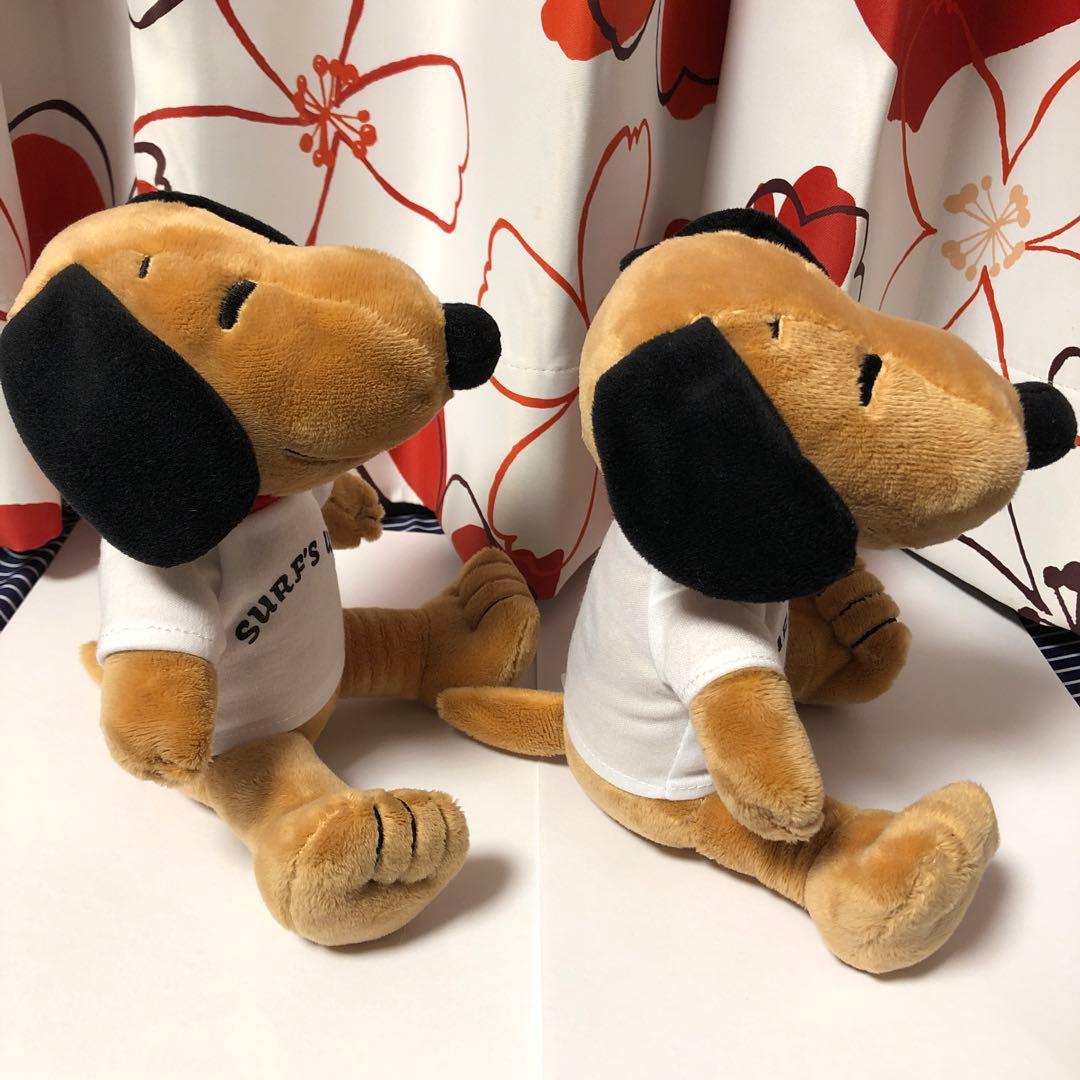 moni スヌーピー　日焼けスヌーピー ぬいぐるみ　ハワイ限定　2個セット　モニ