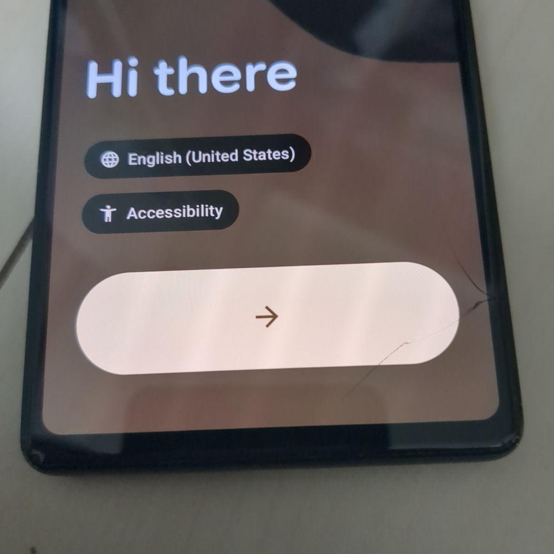 Google Pixel6a ジャンク　画面割れ・電源ボタン沈み